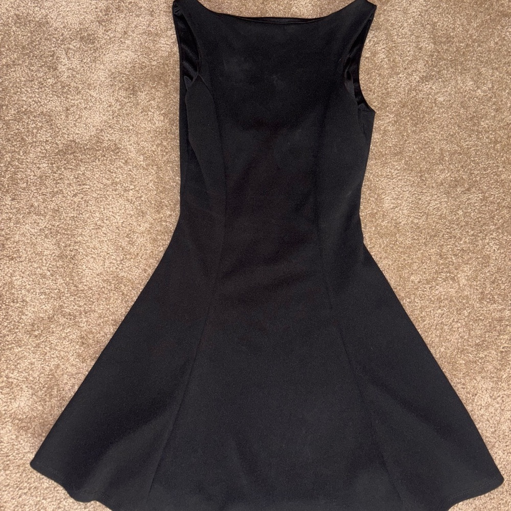 Windsor Black Fit and Flare Mini Dress